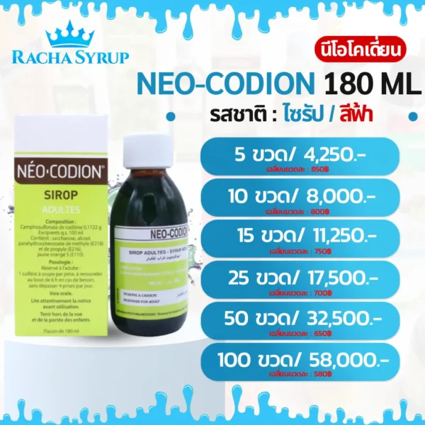 Neo-Codion 180ml เรทราคา